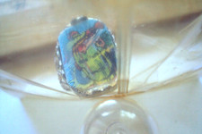 Vtg Gumball  66 Marvel Iron Man - Conk Super Hero Macman Vari Vue Ring Packaged picture