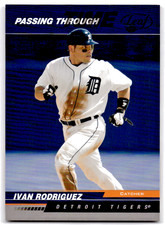 2005 Leaf IVAN RODRIGUEZ Passing Through Time PTT-265 Black Proof Logo SP picture
