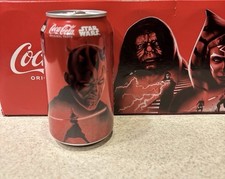 COCA COLA Darth Maul UNOPENED STAR WARS limited edition New Sealed New Can 2025 picture