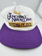 HUNCHBACK OF NOTRE DAME FESTIVAL OF FUN 1996 CAP HAT DISNEY MOVIE PROMO VTG 90S picture