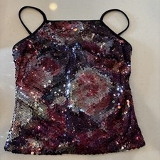 Y2K Express Sequin Club Top Women’s Small picture