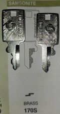 Samsonite 170S Key. (also fits Royal 160R) New OEM Factory Fitted One (1) Key  picture
