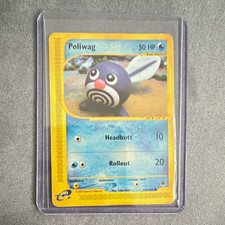 Nintendo Pokemon TCG Poliwag 125/165 Expedition Regular Common English 50 HP picture