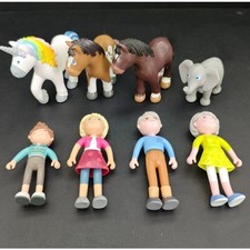 Haba Grandparents Mom Brother Action Figure Collectible Lot of 8/set picture