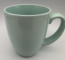VTG Corelle Coordinates Stoneware Mug Turquoise Sea Foam Green 4