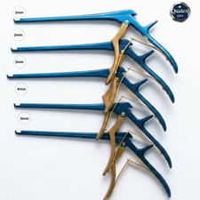 Kerrison Rongeur Set 1mm-5mm Blue Titanium Gold Handle Spine Surgical Instrument picture