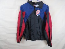 NOS NWT Vintage 1990's Athletics Works blue black red Nylon Coat Jacket Men M picture