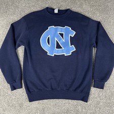 Vtg North Carolina Tar Heels Sweatshirt Mens XL Embroidered Soffe Made in USA picture