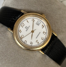 1980's Vintage Zenith Cosmopolitan Watch Neoclassical Swiss Quartz Luxury 29mm picture