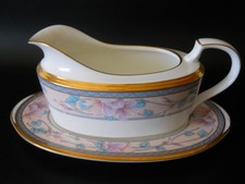 Noritake Embassy Suite Bone China #9756 Gravy Boat & Underplate Retired Mint picture