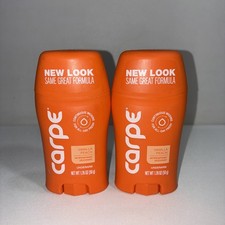 Lot Of 2 Sealed Carpe Vanilla Peach Antiperspirant Deodorant 1.76 Oz Each  picture