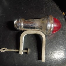 VTG 60s  CLAMP-ON BOAT NAVIGATIONAL LIGHT-RED LENS-BATTERY OPERATED NOT TESTED  picture