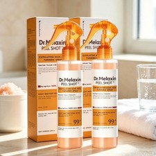 2 pack Dr. Melaxin Peel Shot Kojic Acid Turmeric Spray 200ml Body Exfoliator picture