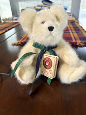 Boyds H. B. Bearwish T.J.'s Best Dressed White Plush Beanie Bear #903003 picture