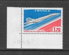 FRANCE 1975 1fr70 Concorde 1st Commercial flight  Paris -Rio MINT MNH  SG 2101 picture