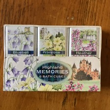 Vintage Highland memories Bath Cubes 6 x 45g sealed  picture