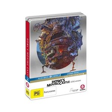 HOWL'S MOVING CASTLE Blu-Ray + DVD Steelbook Studio Ghibli COLLECTRS ED Sealed picture