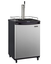 Kegco ICZ163S-1 Full Size Commercial Digital Iced Coffee Kegerator - Black/SS picture