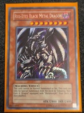 PP01-EN015 Red-Eyes Black Metal Dragon Secret Rare Unl Edition NM Yugioh Card picture