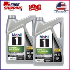 (2 pack) Mobil 1 Advanced Fuel Economy Full Synthetic Motor Oil 0W-30, 5 Quart picture