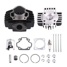 Big Bore Top End Cylinder Piston Gasket 60cc Kit For Yamaha 1982-2009 QT50 PW 50 picture