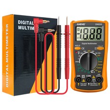 LCD Digital Multimeter Voltmeter Ammeter Ohmmeter Volt AC DC Tester Lead Meter picture