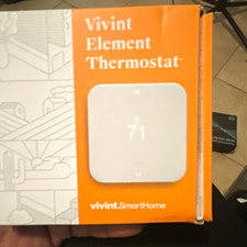 Vivint Element Thermostat Z-Wave Plus App Control White VS-ELEM02-001 picture
