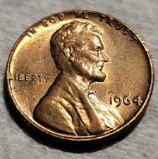 1964 P Lincoln Memorial Cent Penny🌟Double Die Obverse & Reverse🌟 #68 picture