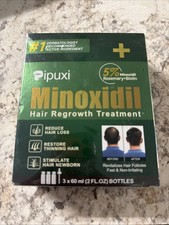 3 Pipuxi Minoxidil 5% Hair Regrowth Treatment Rosemary Biotin 3 x 60ml picture