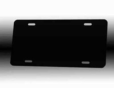 JR2 Premium Plain Stainless-Steel Heavy Metal License Plate fit ALL MAKES picture
