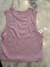 Roxy Roxify Cropped Tank Top Size Small Pink FAST SHIPPING picture