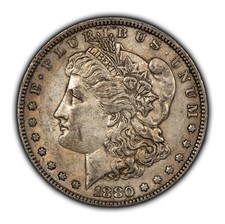 1880 $1 Morgan Silver Dollar - Original Luster - SKU-M285 picture