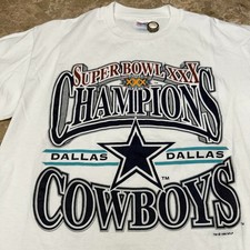 Vintage 1994 NFL cowboy Super Bowl champion tshirt VK14491 picture