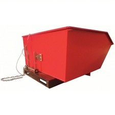 Self Dumping Hopper: Low Profile Hopper, Steel, Casters Not Included, 5PKF8 picture