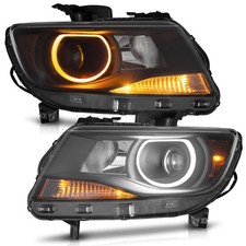 WEELMOTO Pair Headlights Switchback Sequential LED For 2015-2022 Chevy Colorado picture