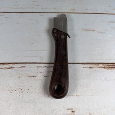 Vintage Kershaw 1099 Blade Trader Replacement Wood Handle Only Japan Tested picture
