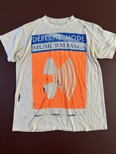 Vintage Depeche Mode Music For The Masses Shirt 1987 - 1988 USA Tour Large picture