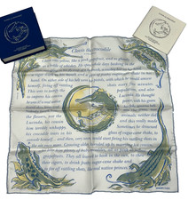 Auth Hermes Scarf 'Clovis the Crocodile' English Ed. Rare Collectors Unused Cond picture