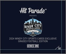 2024 Hit Parade Football Graded Card Windy City Exclusive picture
