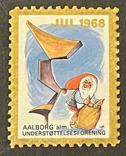 Travelstamps: 1968 Denmark Charity Stamp - General Support Association MNH OG picture