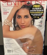 Penthouse Magazine Jul-Aug 2019. Pet of Year Gianna Dior. New Sealed W/ DVD picture