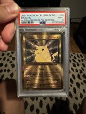 2021 Pokemon Celebrations Pikachu #58 Ultra Premium Collection PSA 9 picture