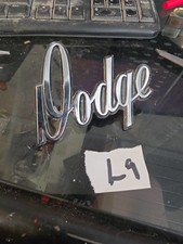 VINTAGE 1974-77 DODGE VAN REAR DOOR EMBLEM OEM MOPAR 2956722 A+++ picture