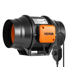 VEVOR 6 Inch Inline Duct Fan HVAC Exhaust Blower Kit AC Variable Speed Control picture