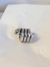 Pandora Sterling Silver Coiled Snake Charm - Retired - S925 ALE picture