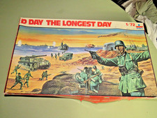 VINTAGE 1983 D DAY THE LONGEST DAY MODEL KIT MIB ITALY 1/72 BY ESCI picture