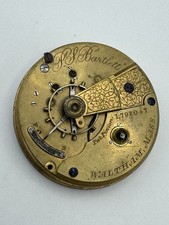 Vintage Waltham 18s 11J Model 1877 PS Bartlett Key Wind Pocket Watch Movement   picture