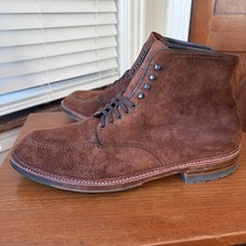 EXCELLENT - COMMANDO SOLE | ALDEN 11E TOBACCO REVERSE CHAMOIS INDY BOOT 11 E picture