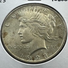 1923 $1 Silver Peace Dollar (90800) picture