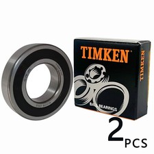 2PCS TIMKEN 6208-2RS 40X80X18MM Double Rubber Seal Bearings 6208RS picture